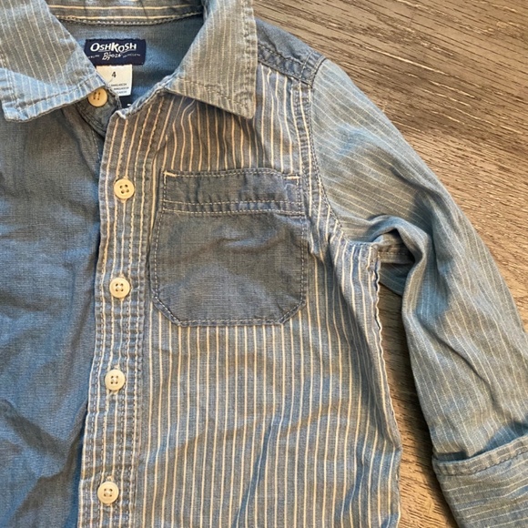 Osh Kosh | denim toddler button down - Picture 2 of 3